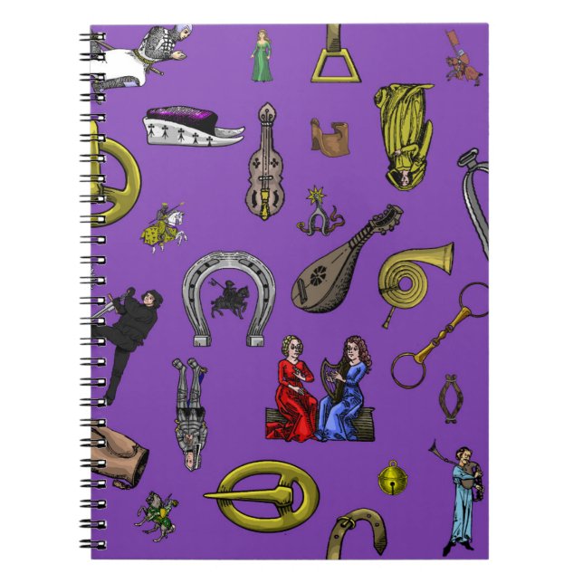 Caderno Espiral A vida do cavaleiro (Frente)