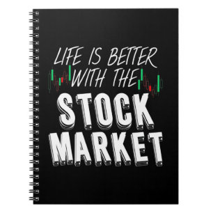Caderno Espiral A Vida Dos Investidores É Melhor Com O Mercado De