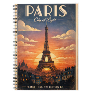 Caderno Espiral A vida em Paris