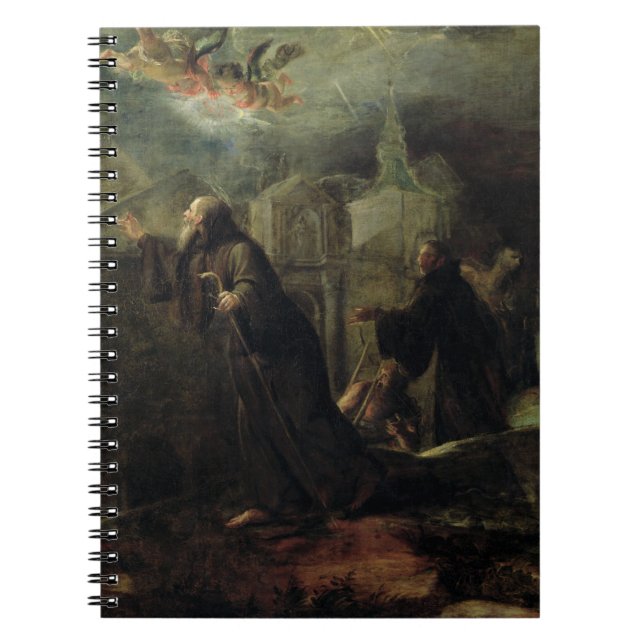 Caderno Espiral A visão de St Francis de Paola (Frente)