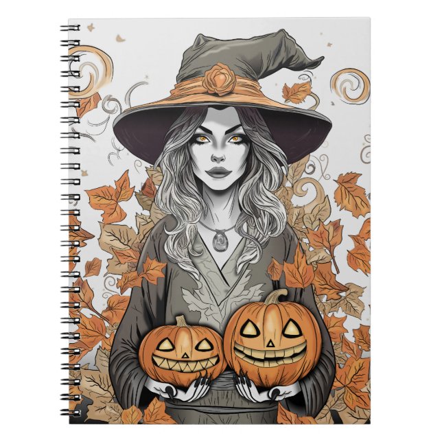 Caderno Espiral A witch's love (Frente)