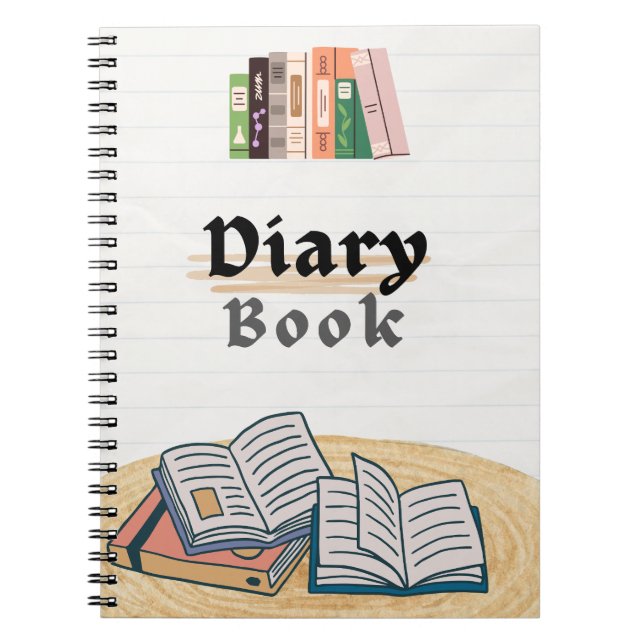 Caderno Espiral A Writer's Stack (Frente)