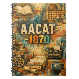Caderno Espiral AACAT-1870 Archives Research Spiral Notebook