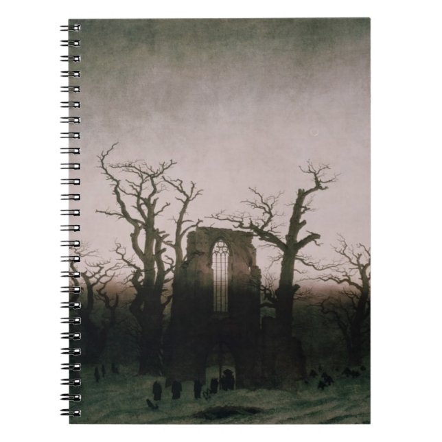 Caderno Espiral Abadia na madeira de carvalho, 1810 (Frente)