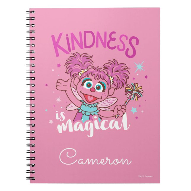 Caderno Espiral Abby Cadabby - A bondade é mágica (Frente)