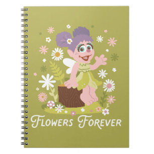 Caderno Espiral Abby Cadabby Flores para sempre