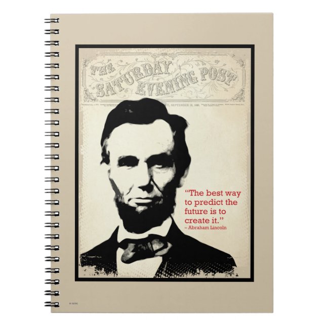 Caderno Espiral Abe Lincoln Cote (Frente)