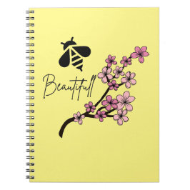 Caderno Espiral abelha bela