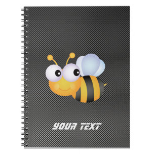 Caderno Espiral Abelha bonito; Lustroso