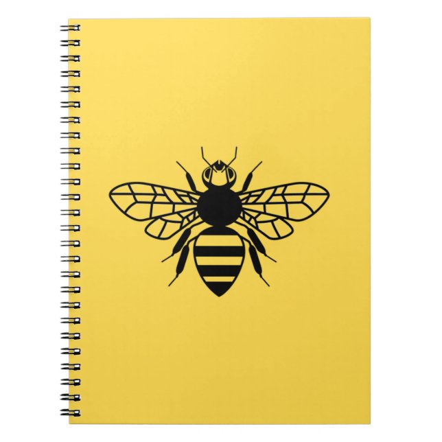 Caderno Espiral Abelha de Manchester (Frente)