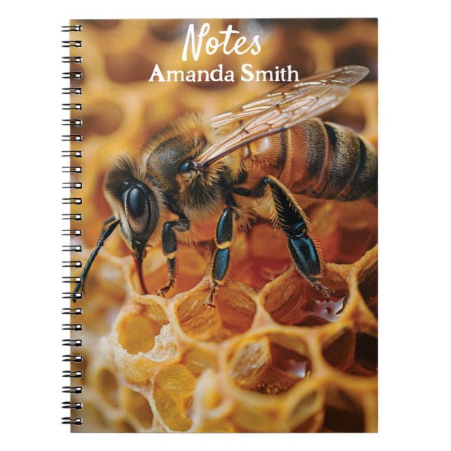 Caderno Espiral Abelha de mel (Frente)
