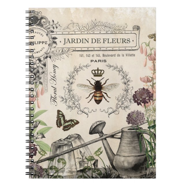 CADERNO ESPIRAL ABELHA FRANCESA (Frente)