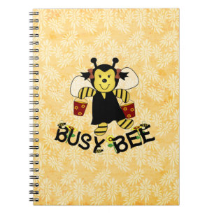 Caderno Espiral Abelha ocupada