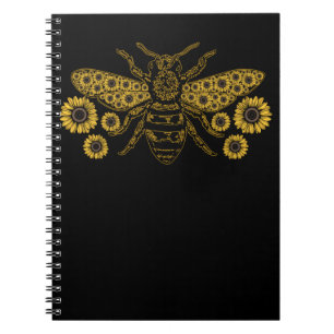 Caderno Espiral Abelhas De Girassol Abelhas De Mel
