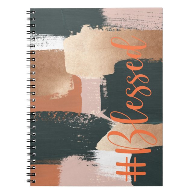 Caderno Espiral #Abençoado (Frente)