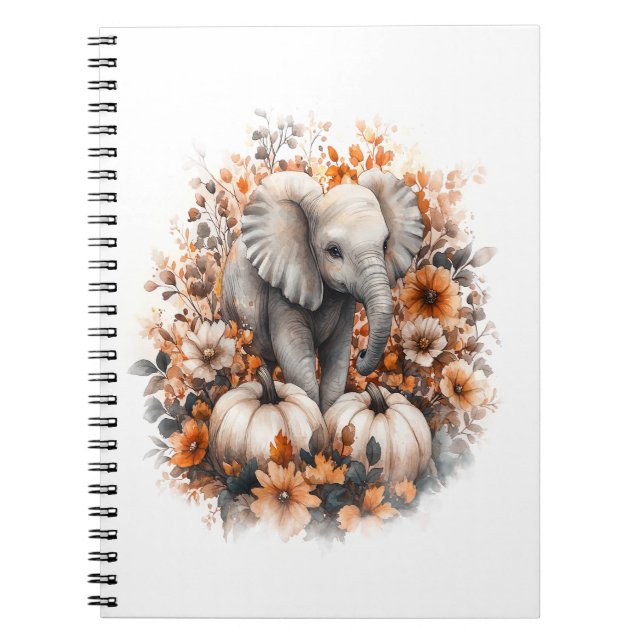 Caderno Espiral Abóbora-de-Camisa-Elefante (Frente)