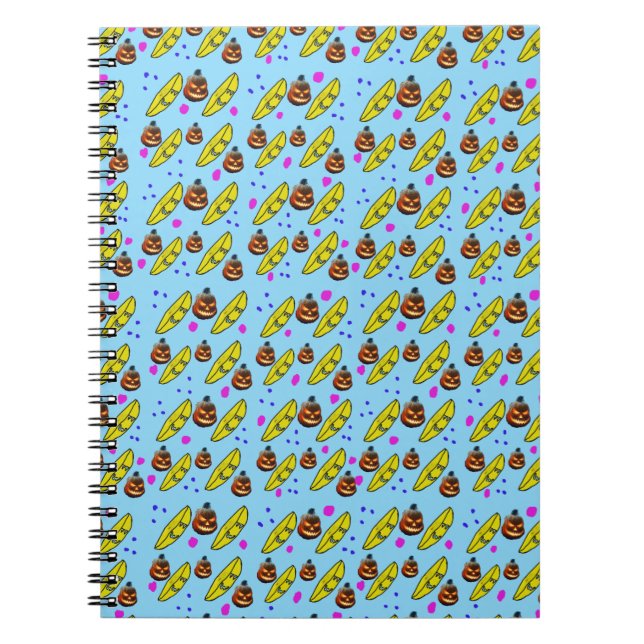 Caderno Espiral Abóbora e Banana (Frente)