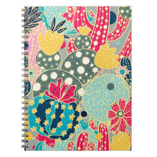 Caderno Espiral Abóbora Vintage Watercolor: Padrão de outono