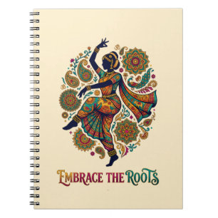 Caderno Espiral Abraçar a Dança das Raízes