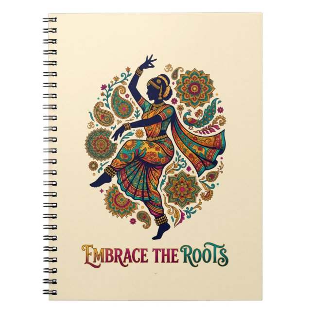 Caderno Espiral Abraçar a Dança das Raízes (Frente)