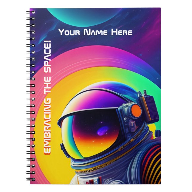 Caderno Espiral Abraçar o Espaço  (Frente)
