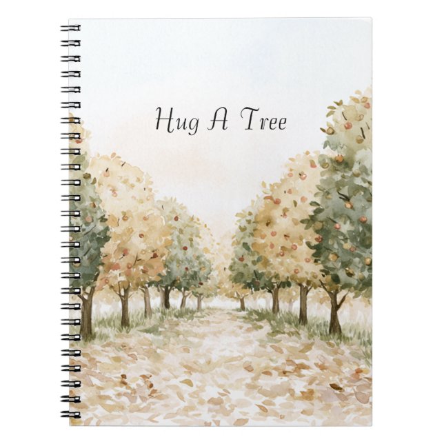 Caderno Espiral Abraçar Uma Árvore (Frente)