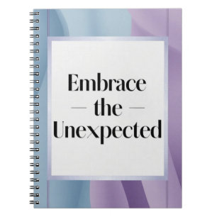 Caderno Espiral Abrace o Inesperado opção 3