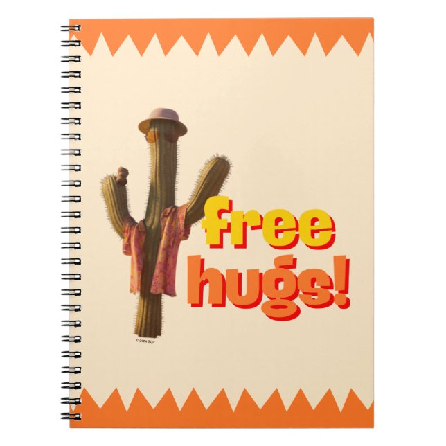 Caderno Espiral Abraços Gratuitos! (Frente)