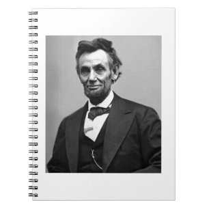 Caderno Espiral Abraham Lincoln