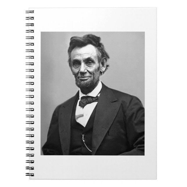 Caderno Espiral Abraham Lincoln (Frente)