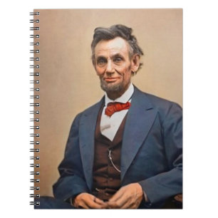 Caderno Espiral Abraham Lincolon