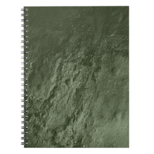 Caderno Espiral Abstract Dark Green Grunge Wall Texture