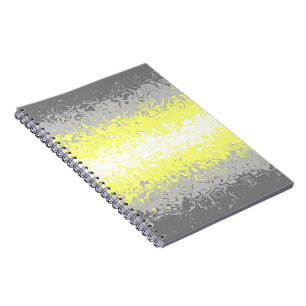 Caderno Espiral Abstract Demigender Pride Flag