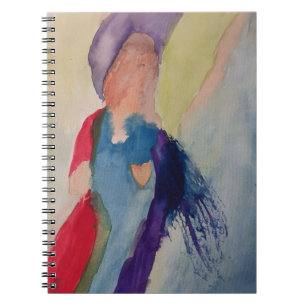 Caderno Espiral Abstract Guardian Angel Notebook