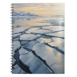 Caderno Espiral Abstract Landscape Notebook Journal