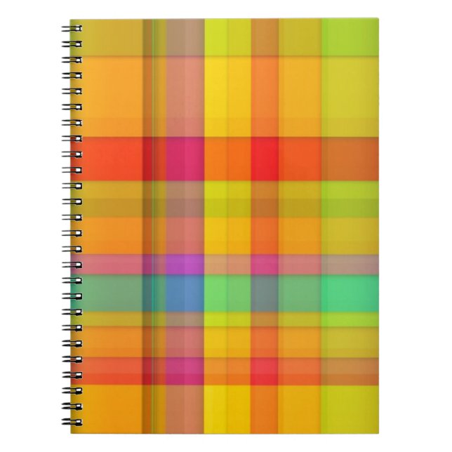 Caderno Espiral Abstrato (Frente)