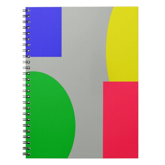 Caderno Espiral Abstrato (Frente)