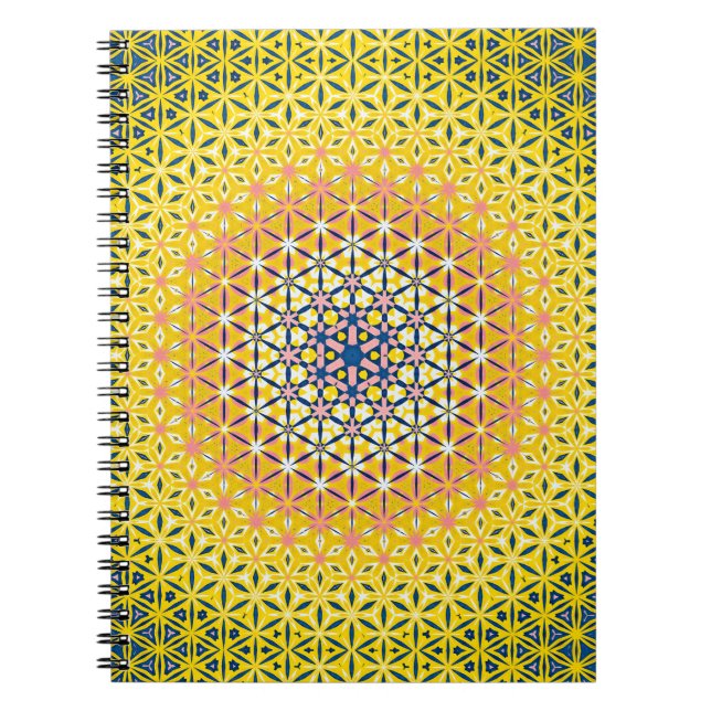 Caderno Espiral Abstrato (Frente)