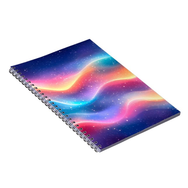 Caderno Espiral Abstrato (Lado Direito)