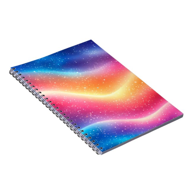Caderno Espiral Abstrato (Lado Direito)