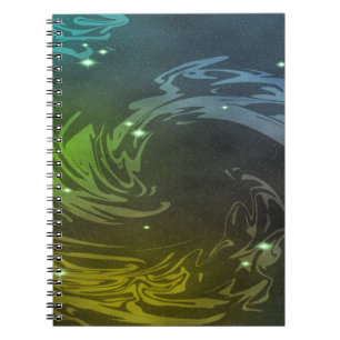 Caderno Espiral Abstrato