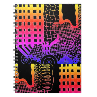 Caderno Espiral abstrato" "A vida nos meus olhos"