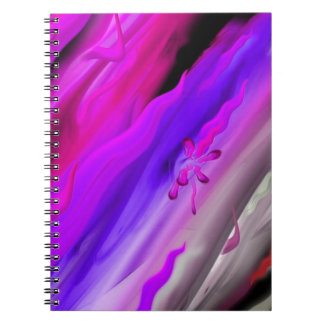 Caderno Espiral Abstrato aquarelle