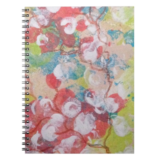 Caderno Espiral Abstrato Art (Frente)