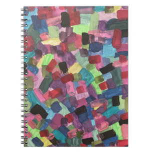 Caderno Espiral Abstrato Art