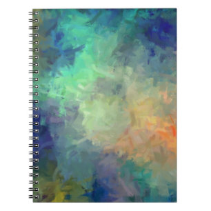 Caderno Espiral Abstrato Colorida nº 4