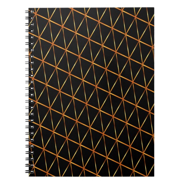 Caderno Espiral Abstrato colorido (Frente)