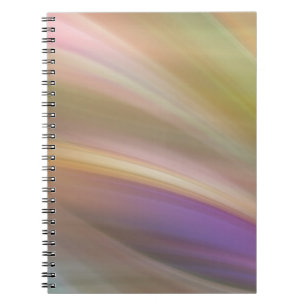Caderno Espiral Abstrato de Colores de Pastel