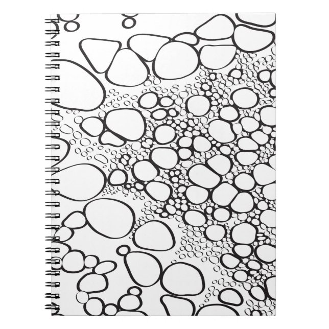 Caderno Espiral Abstrato digital work 10 (Frente)