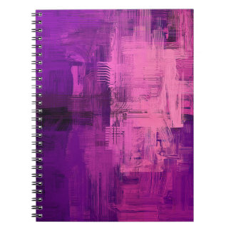 Caderno Espiral Abstrato. fundo. Ilustração 2d. Retorno digital